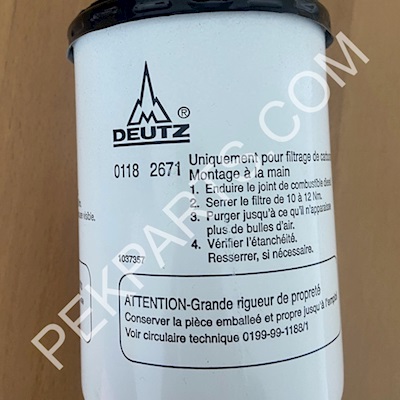 01182671 Deutz Yakıt Filtresi - Deutz 01182671 Fuel Filter