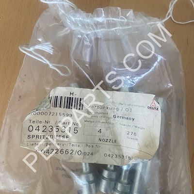 04235315 Deutz Yağlama Jeti - Deutz 04235315 Piston Cooling Nozzle